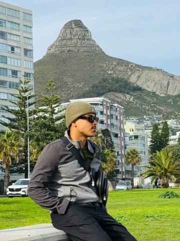 Cape Town,Sudafrica de fondo lion's head mountain